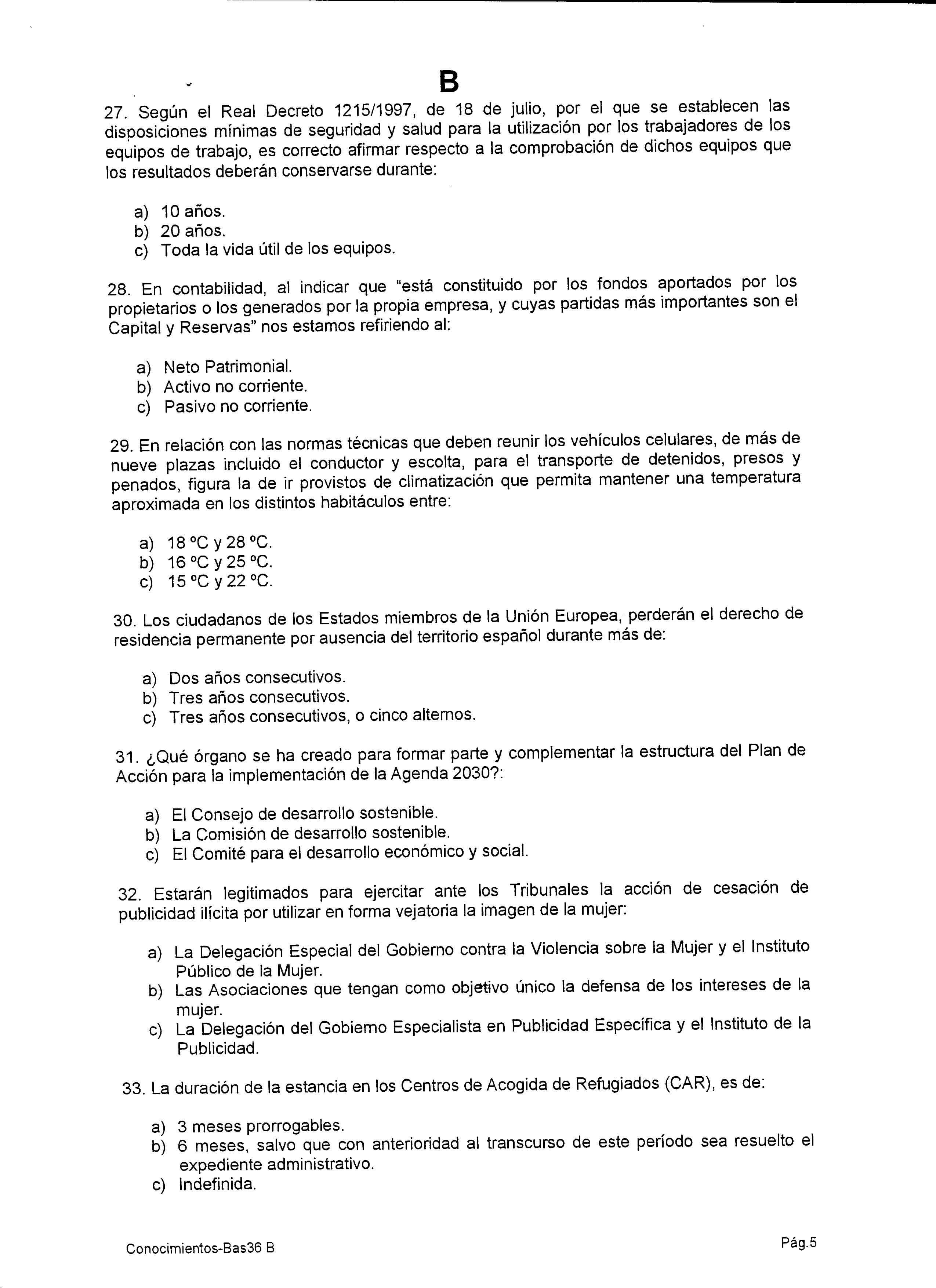 Policia Nacional 19 Escala Basica Plantilla Examen Conocimientos Y Ortografia Fuerzas Y Cuerpos De Seguridad Del Estado