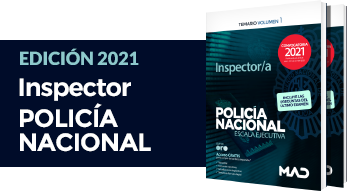 Nuevos libros Inspector Policía Nacional 2021